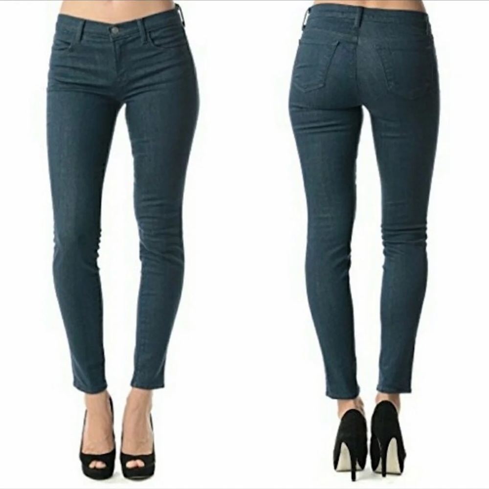 J Brand Blue Super Skinny Jeans Serpentine 29